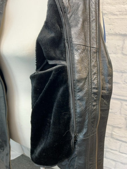 Interstate Leather size XXL Leather USA Flag Moto Jacket (as is)