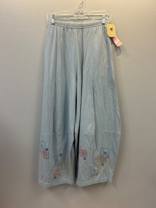 Barclay L Blue Barre w/printed Hems