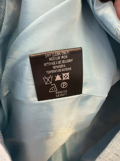 lafayette 148 XL Blue NWT Linen 1 bttn