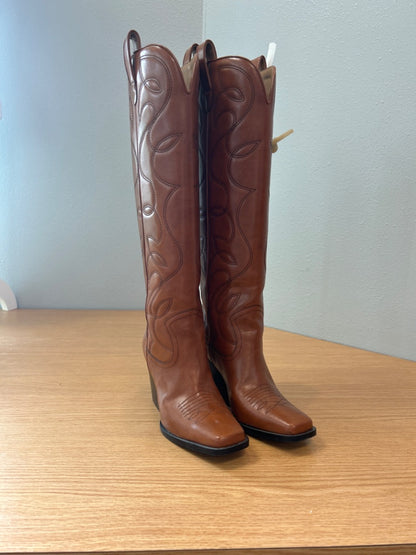 Stella McCartney 6.5 Brown Vegan Tall Cowboy
