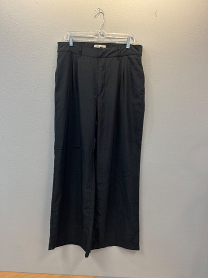 Abercrombie & Fitch L Black wide leg trousers