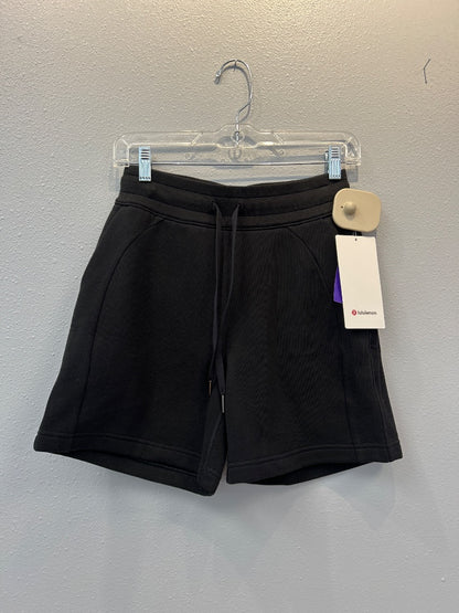 Lululemon 4 Black NWT scuba high rise short