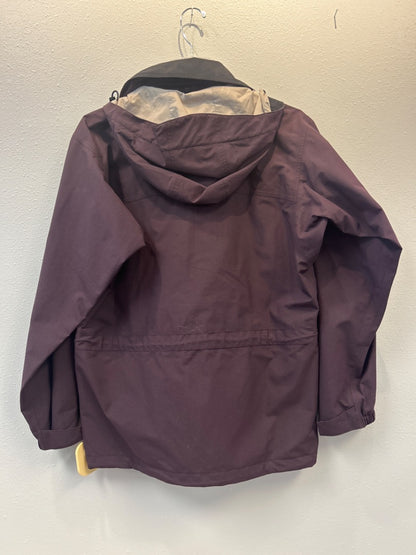 Patagonia S Purple Nylon full zip hooded jacket w/ logo