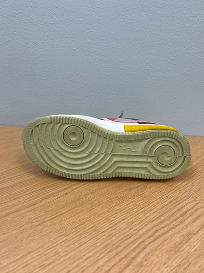 Nike 9 Yellow /pink/gray AF1 fontanka sneaker