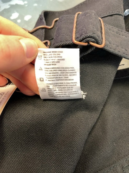 Dickies L Black 'Bib Overalls Relaxed Fit Straight Leg' NWT