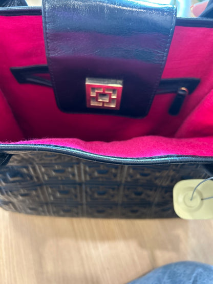 Trina Turk  Black Patent Tote