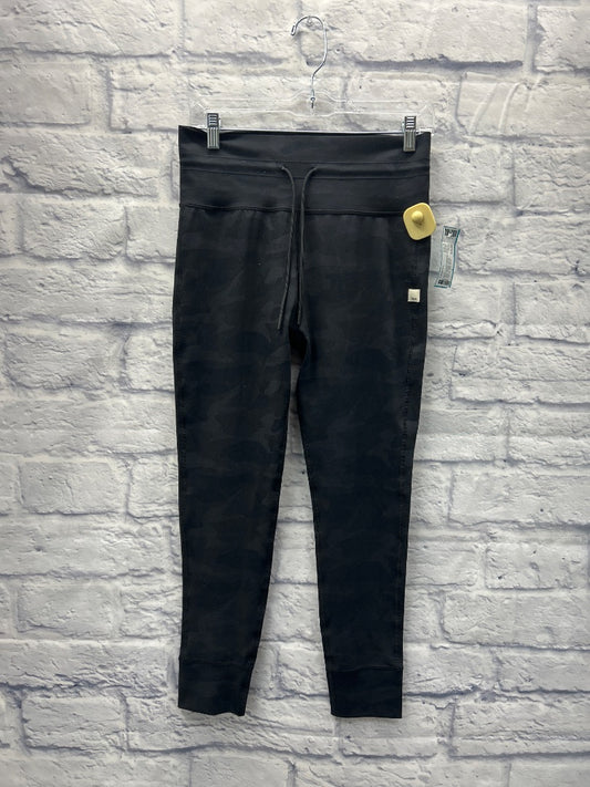 Vuori L Black Camo Leggings waist tie