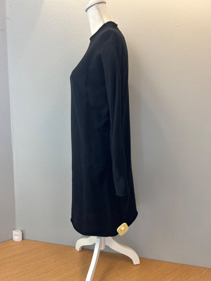Frank & Eileen S Black Rolled edge Sweater dress
