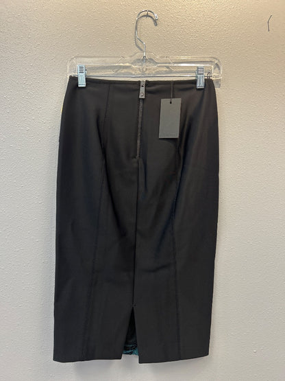 Pinko 2 Black/Blue NWT Lace front pencil