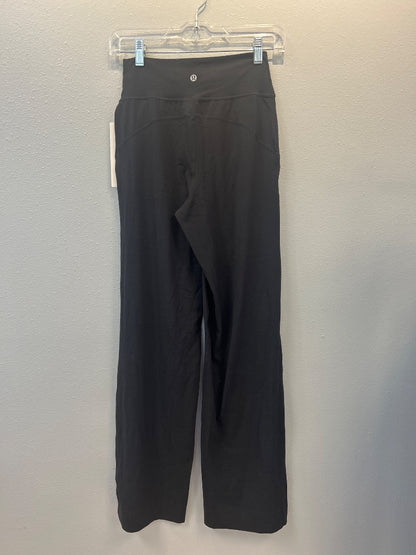 Lululemon 2 Black NWT Groove Wide Leg High Rise Pant