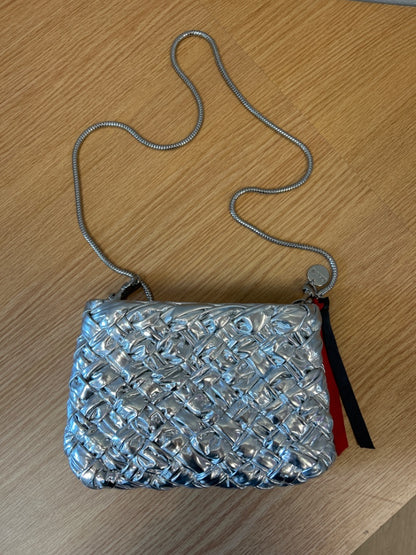 Clare V  Silver Braided Mettalic w/x-body chain