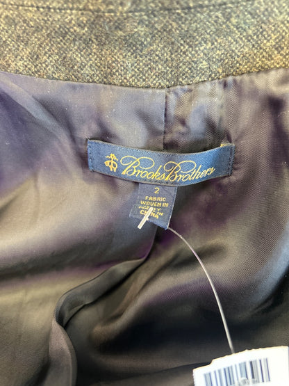 Brooks Brothers 2/S Green wool blend 3 button blazer vintage