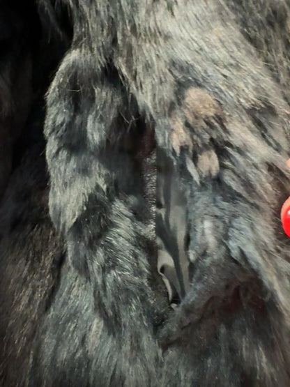 Furmoste 13/15 Black genuine rabbit fur short jacket