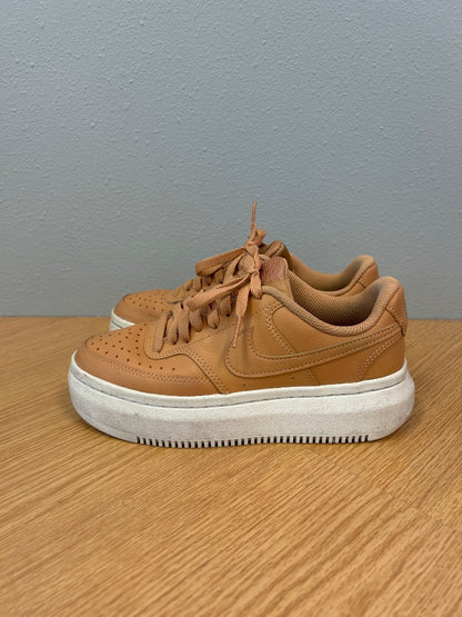 Nike 6.5 Tan leather AF1 w/ WTE sole/laces