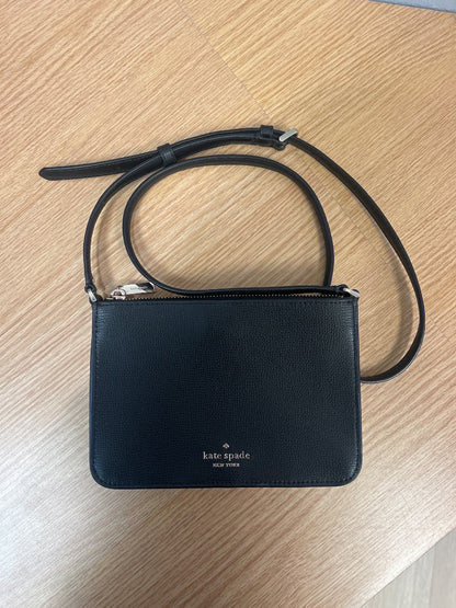 Kate Spade  Black SMALL rectangle XBODY w/ gold hardware