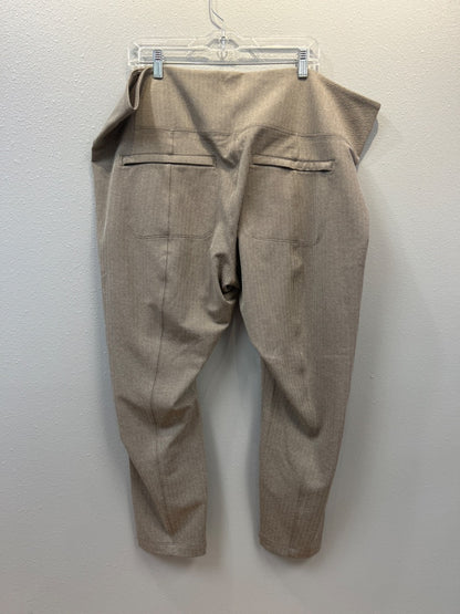 Athleta 3X Tan patterned slip on full legging