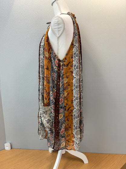 Isabel Marant L Orange/Multi SILK Sleevless Mixed print