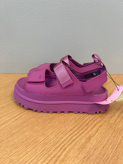 UGG 8 Pink "Goldenglow sandals" pink foam 2 strap shoes NWOT