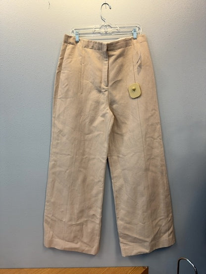 A.L.C. 14 Tan NWT Linen blend Wide Leg