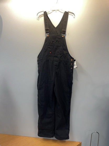 Dickies L Black 'Bib Overalls Relaxed Fit Straight Leg' NWT