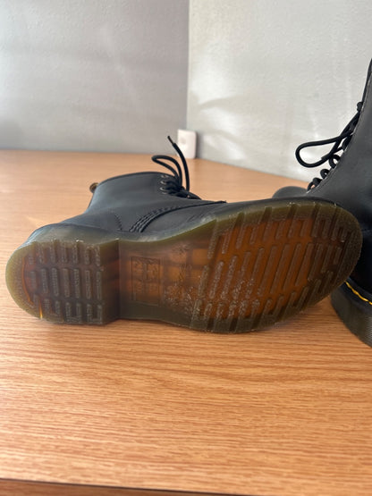 Dr Martens 7 Black LEather Lace up Combat