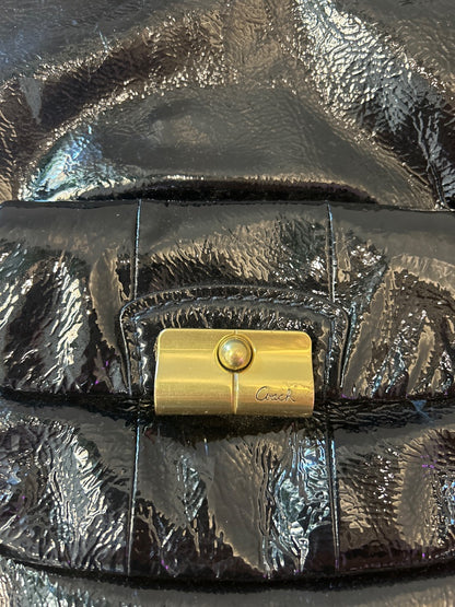 Coach  Black Patent w/gold hardware