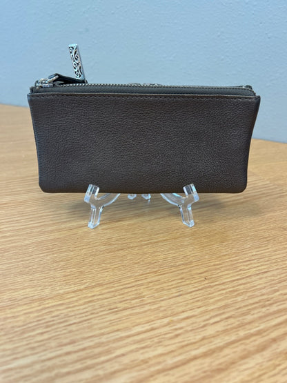 Brighton  Brown Leather/Studs snap close