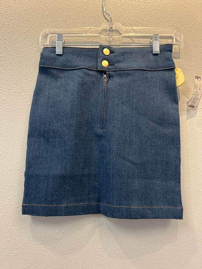 Stoned Immaculate XS Blue Denim Mini w/star insets