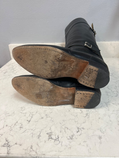 Black high boots AS IS