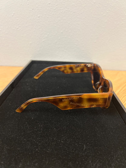Balenciaga  Brown Logo Cat Eye