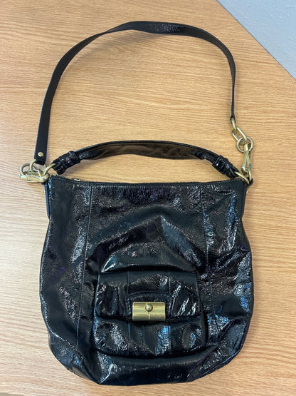 Coach  Black Patent w/gold hardware