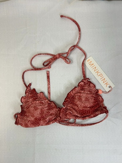Minkpink XS Red NWT MAroka Bikini