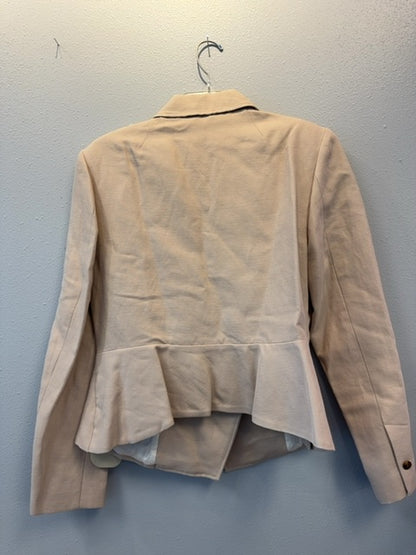 A.L.C. XL Tan NWT Linen blend 1 bttn