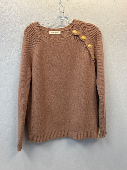 Balmain XS Tan NWT Cropped Cowl neck
