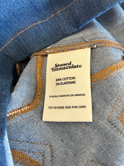 Stoned Immaculate XS Blue Denim Mini w/star insets