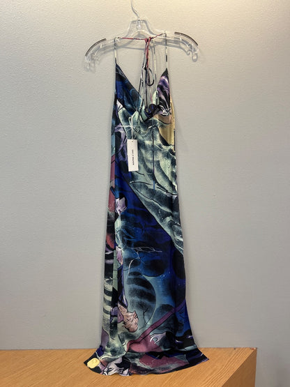 Daily Paper XS Blue NWT Silky Strappy Comic Print