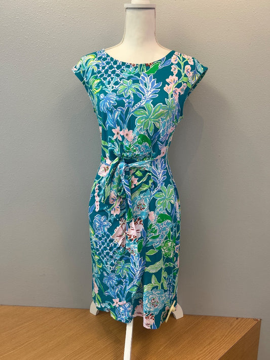 lilly pulitzer S Green NWTFloral tie waist