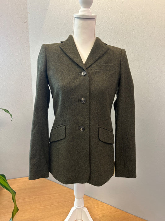 Brooks Brothers 2/S Green wool blend 3 button blazer vintage