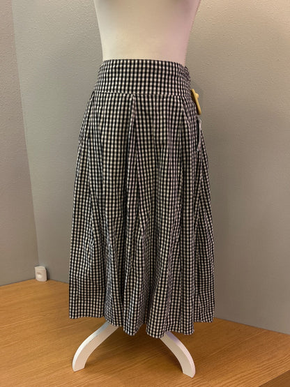 adam lippes M Black /WTE gingham midi w/ belt