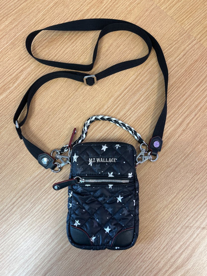 MZ Wallace  Black Starlight Micro Crosby Star quilted