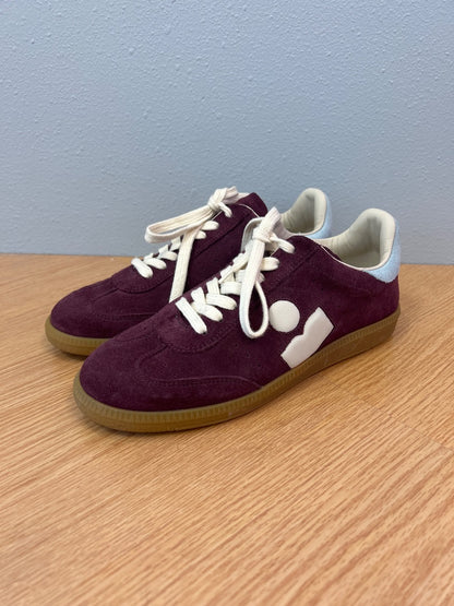 Isabel Marant 8.5 Purple /blue/WTE suede lace up sneakers