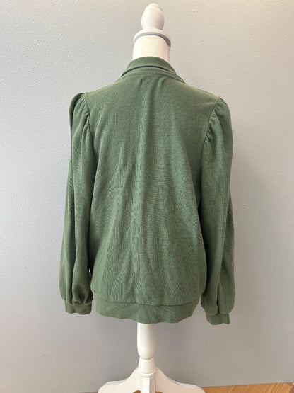 Madewell S Green fll zip