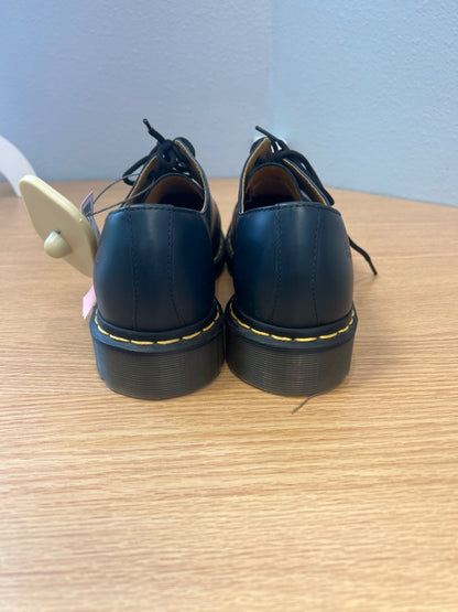 Dr Martens 10 Blue Lace up leather loafer shoe