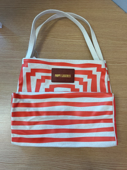 Poppy Lissiman  Orange Cream Abstract print Canvas Tote
