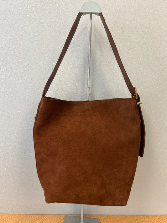 Madewell  Brown NWT Suede shoulder bag w/studded handle