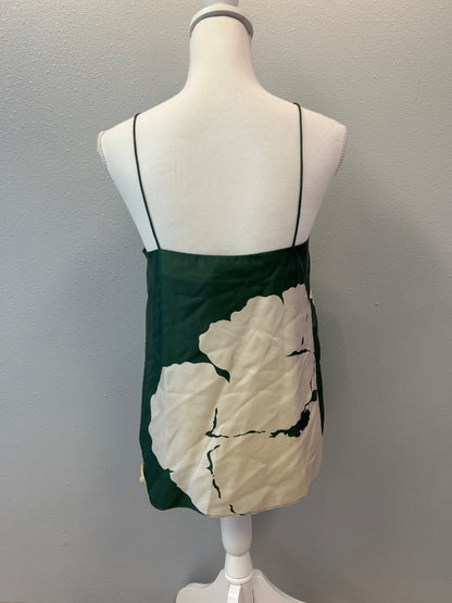 Tibi S Green SILK floral