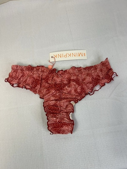 Minkpink XS Red NWT MAroka Bikini