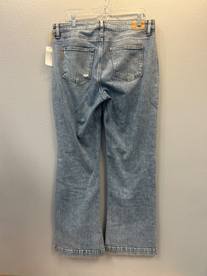 Paige 12 Denim 'Leenah' light wash wide leg