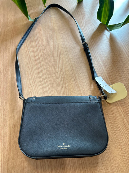 Kate Spade  Black smll X-Body w/Rhinestones