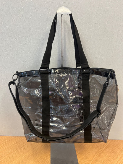 Beis  Clear 'The Classic Weekender' clear PVC plastic duffel tote